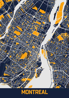 Montreal City Map