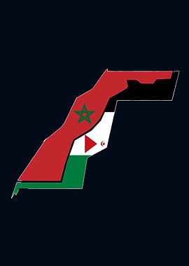 Western Sahara map