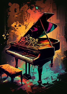 Piano Colorful