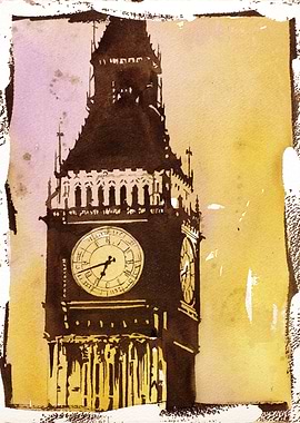 Big Ben London artwork