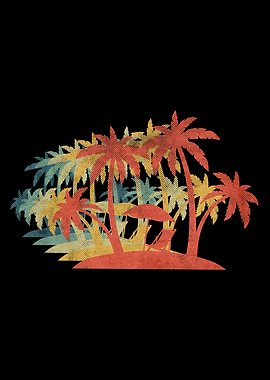 Palm Tree Summer Island