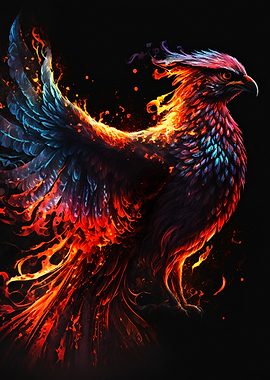 Mystical Phoenix Art
