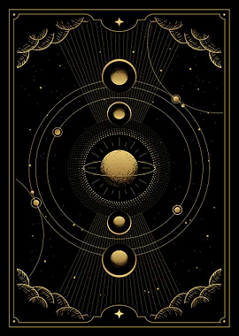Tarot planets and orbits