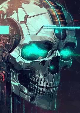 Cyber skull