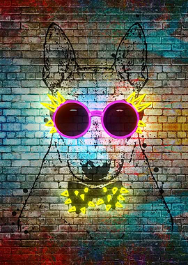 A beautiful bull terrier