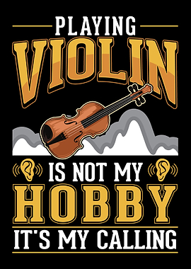 Violin Player Hobby Violin