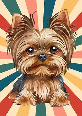Cute Yorkshire Terrier Dog