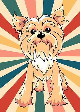 Cute Yorkshire Terrier Dog