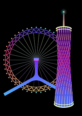 Minimalist London city