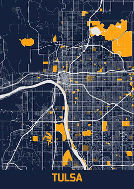 Tulsa City Map