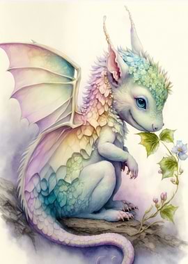 Adorable little dragon