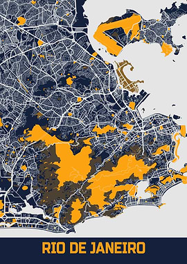 Rio De Janeiro City Map