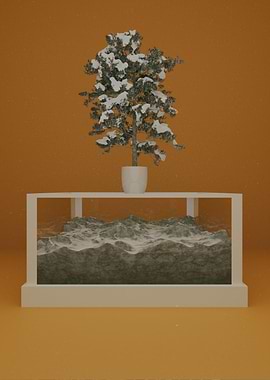 Snow Inside 3D Artwork
