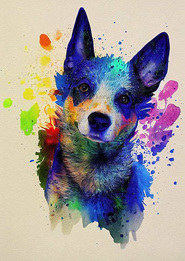 Arty Blue Heeler