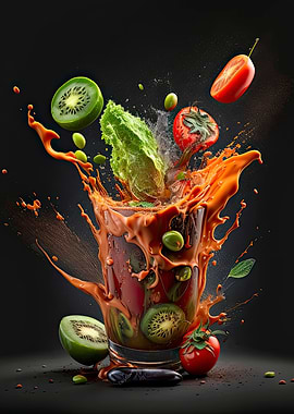 Bloody Mary Eruption Drink