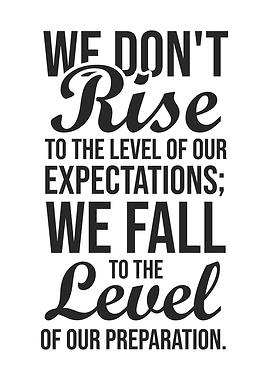 We Fall To Level Training