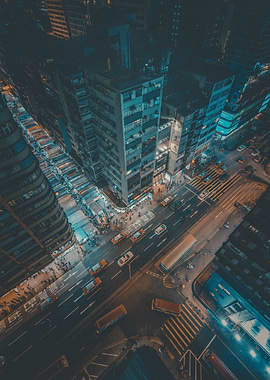 Aerial View Intersection