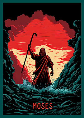 Moses Opening the Red Sea