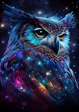 OWL with Galaxy Theme