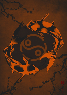 Koi Fish Yin Yang