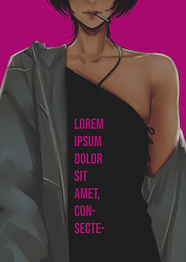 Girl Quote Lorem Ipsum Art