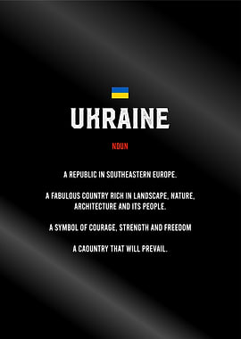 ukraine dictionary poster