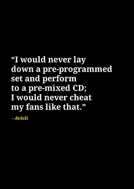 Avicii quotes