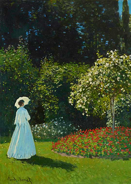 Lady in The Garden