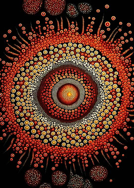 Australian Style Dot Paint