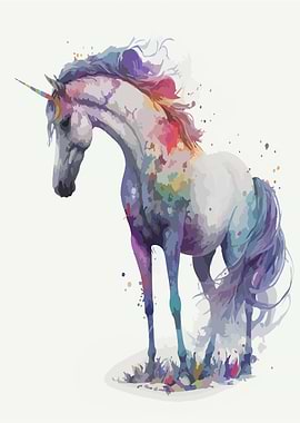 Unicorn Watercolor