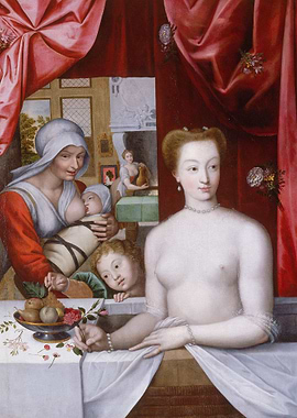 Gabrielle Estrees au bain