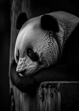 Thinking Panda Poster