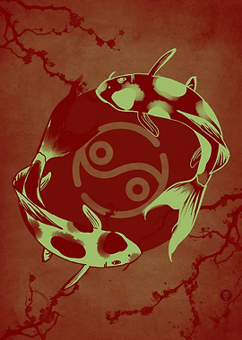 Koi Fish Yin Yang