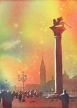 Lion St Marks Venice Italy