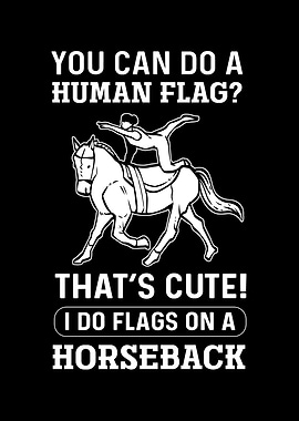 Horse Vaulter I Do Flags