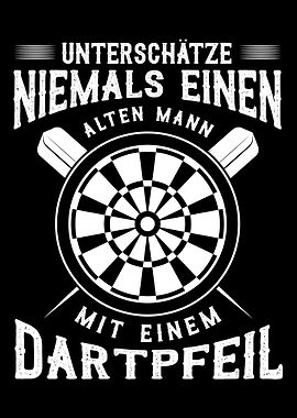 Darts Alter Mann
