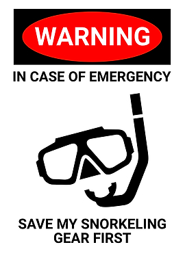 WARNING SNORKELING