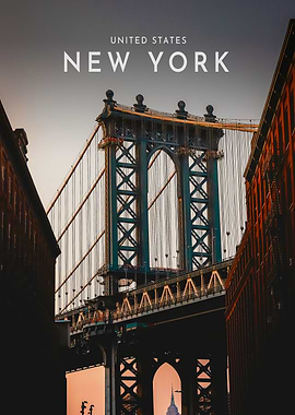 New york manhattan bridge