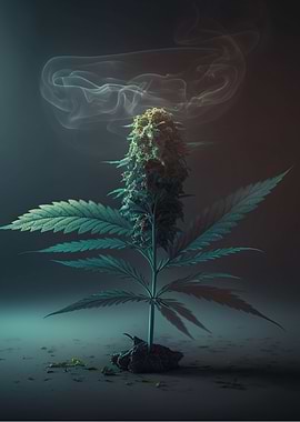 Smoking Cannabis Plant