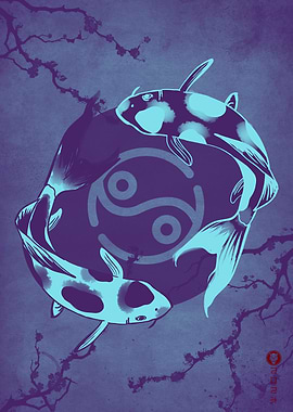 Koi Fish Yin Yang