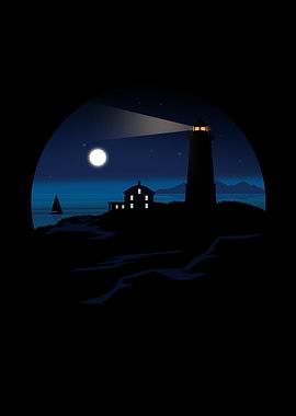 Lighthouse Night