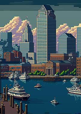 Baltimore Pixel art