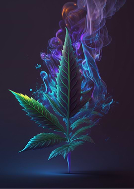 Mystical Smoking Leaf