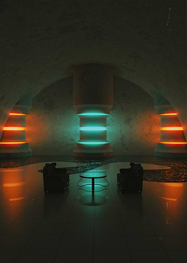 Have a Chat 3D Surrealism