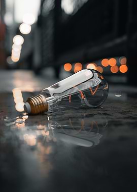Light Bulb and Bokeh