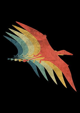 PTEROSAUR Retro Vintage