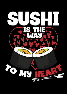 Sushi love on valentines d