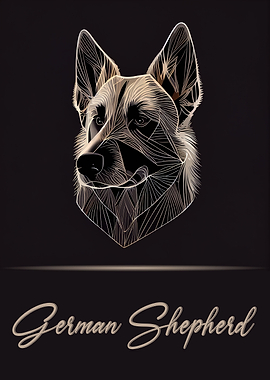 German Shepherd Portrait
