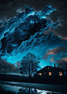 Relaxing nightsky