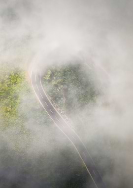 Foggy Road on Madeira